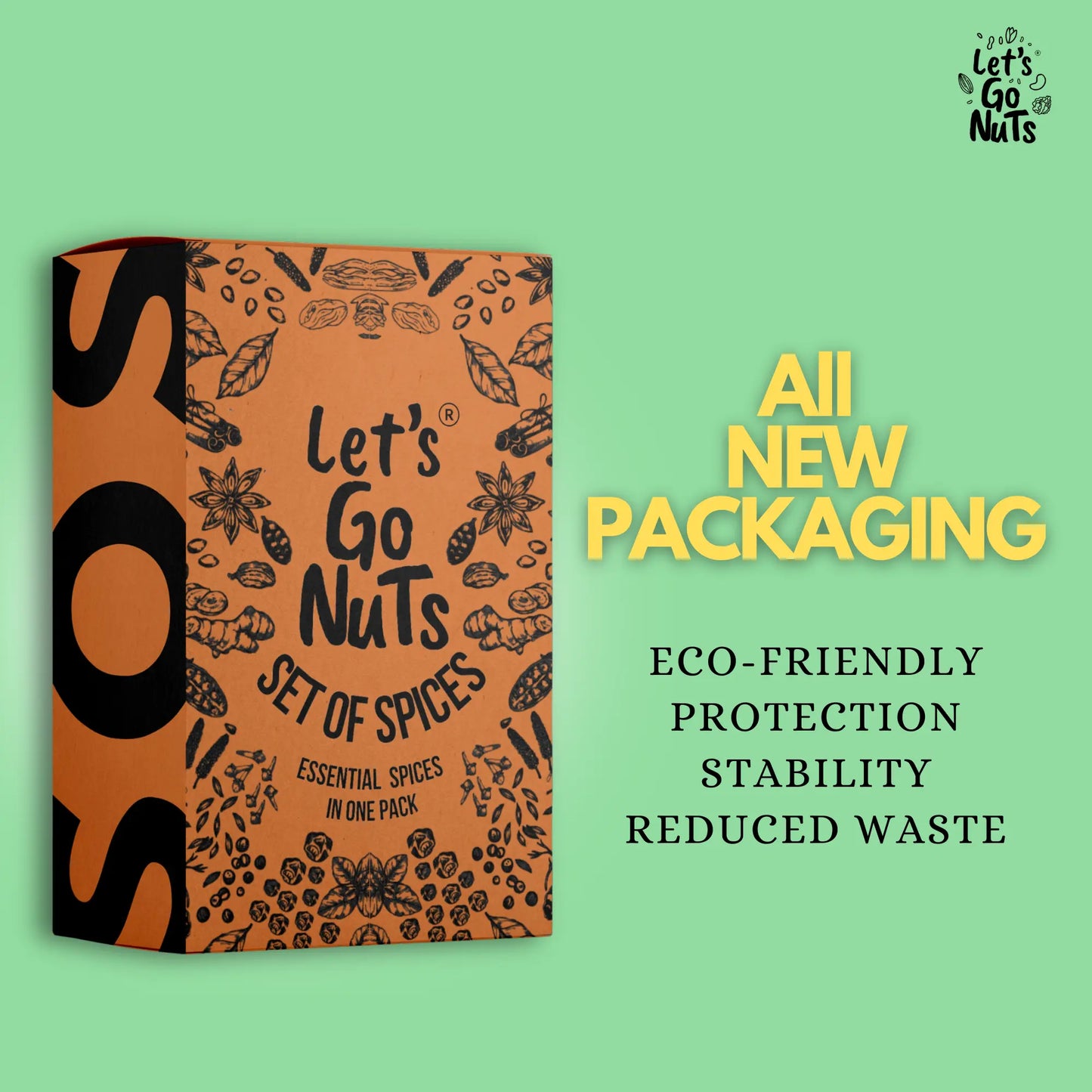 SET OF 09 AROMATIC POWDERED GARAM MASALA SPICES