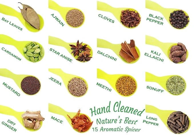 SET OF 15 AROMATIC WHOLE SPICES
