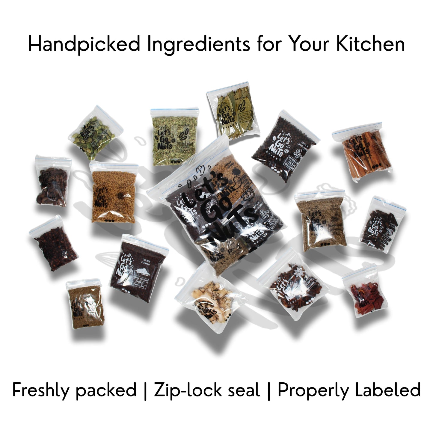 SET OF 15 AROMATIC WHOLE SPICES