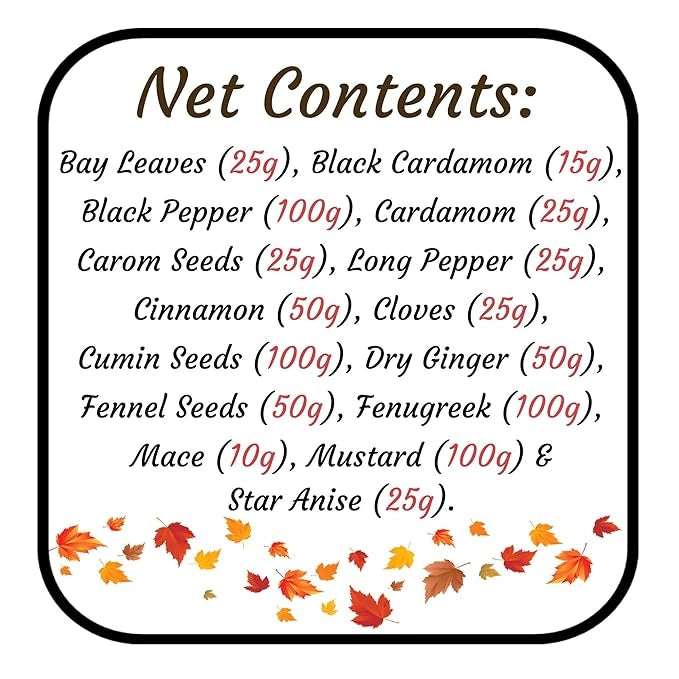 SET OF 15 AROMATIC WHOLE SPICES