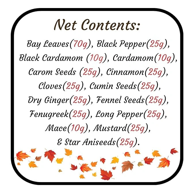 SET OF 15 AROMATIC WHOLE SPICES